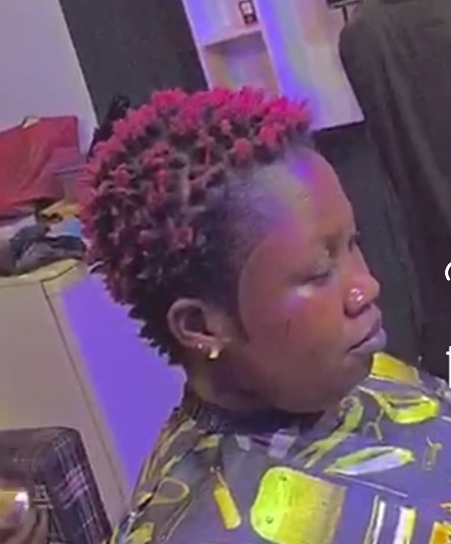 /Wine color dye with rasterfoam, mousse, oil spray